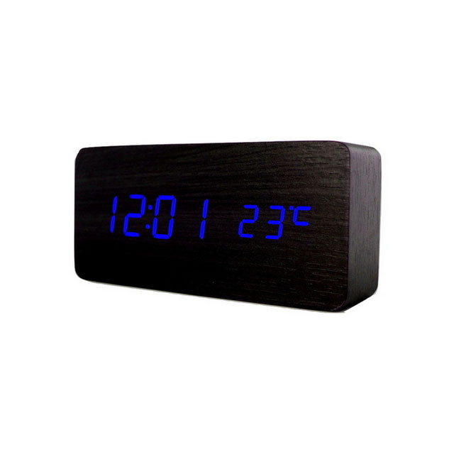 Настольные часы Led Wooden Clock VST-862 под дерево - фото 6 - id-p138347345