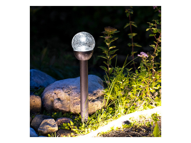Светильник садовый на солнечной батарее (SLR-GP-60) LAMPER - фото 1 - id-p111604684