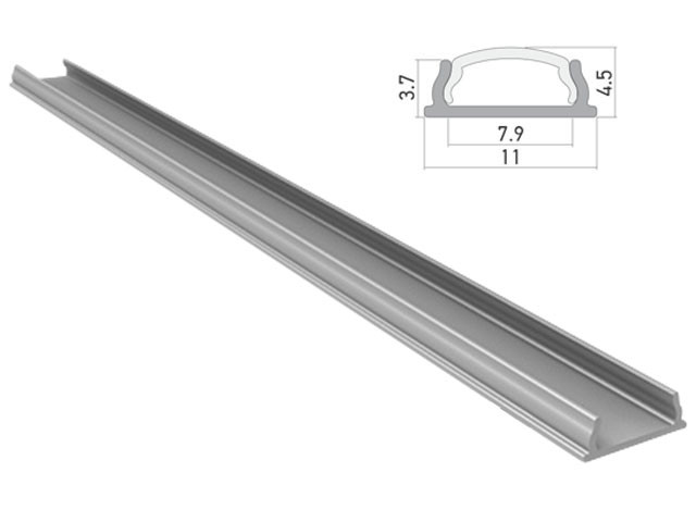 Профиль для светодиодной ленты гибкий PAL 1105 (2м) JAZZWAY (гибкий) - фото 1 - id-p137202231