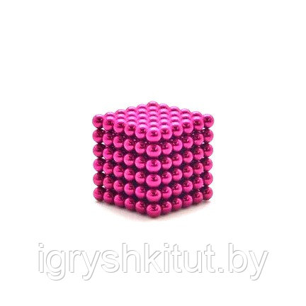 Магнитный конструктор розовый "Неокуб", арт.SS300816 - фото 2 - id-p138352444