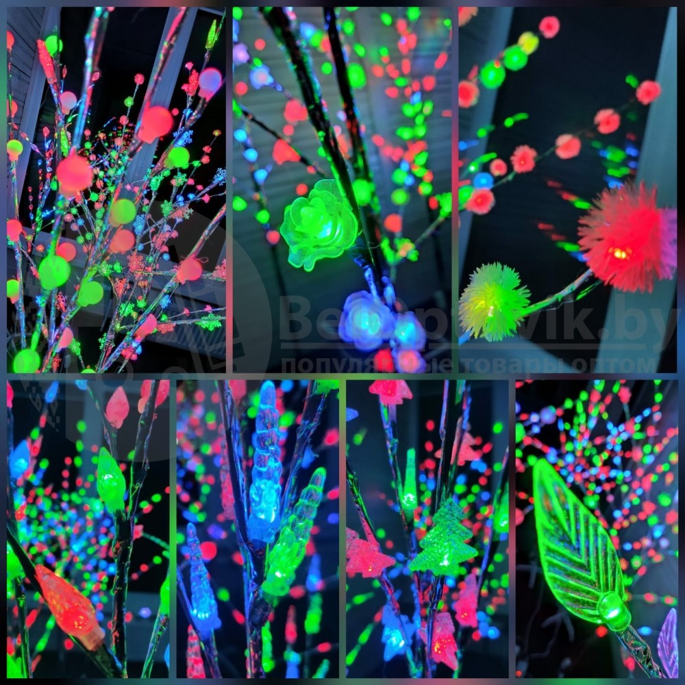 Светодиодное дерево- светильник 150 см - фото 8 - id-p136357578