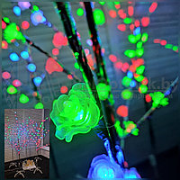 Дерево светящееся "Новогодняя сакура" 145 см Led 60 220V, МУЛЬТИ цвета