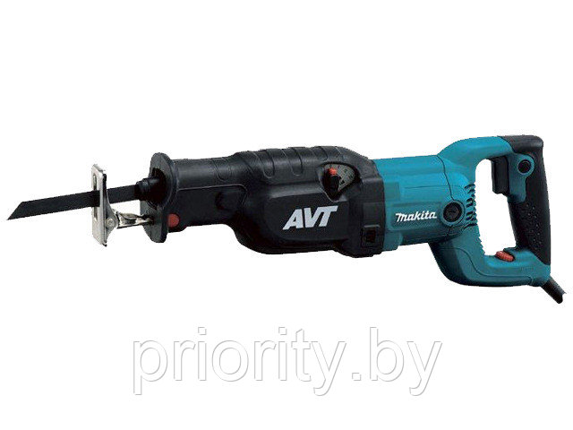 Сабельная пила MAKITA JR 3070 CT в чем. + 3 пильных полотна (1500 Вт, дерево до 255 мм, металл до 20 мм)