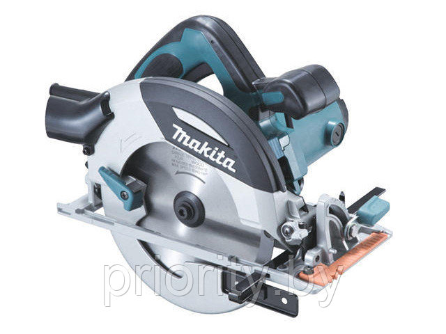 Циркулярная пила MAKITA HS 6100 K в чем. (1100 Вт, 165х20 мм, до 54 мм)