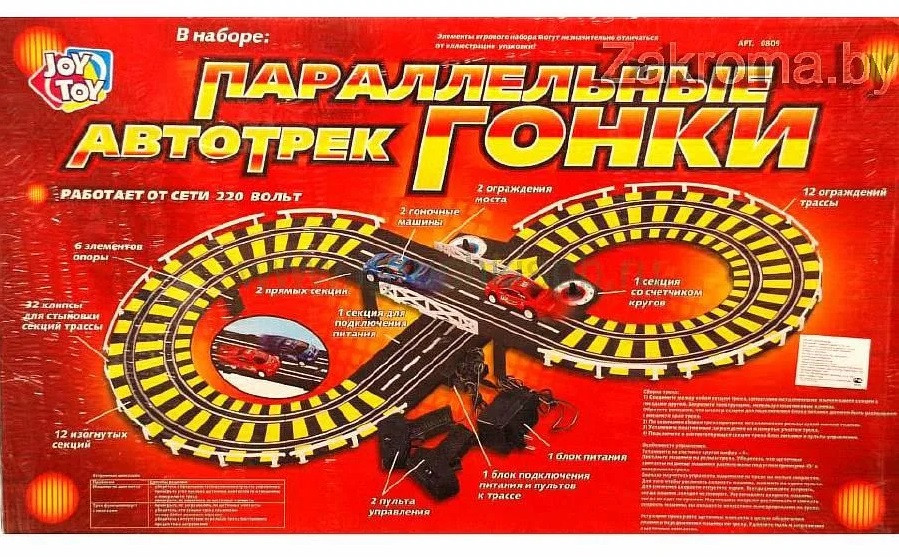 Гоночная трасса Параллельные гонки Joy Toy 0809 239 см V