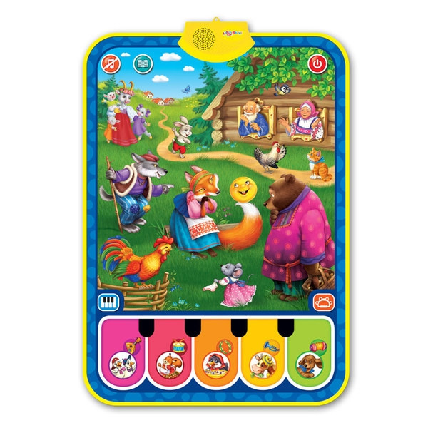 музыкальный развивающий коврик