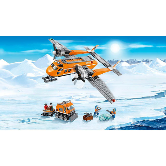 Конструктор Bela Urban Arctic 10441 Арктический транспортный самолет (аналог Lego City 60064) 391 деталь - фото 4 - id-p138379839