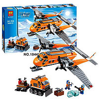 Конструктор Bela Urban Arctic 10441 Арктический транспортный самолет (аналог Lego City 60064) 391 деталь