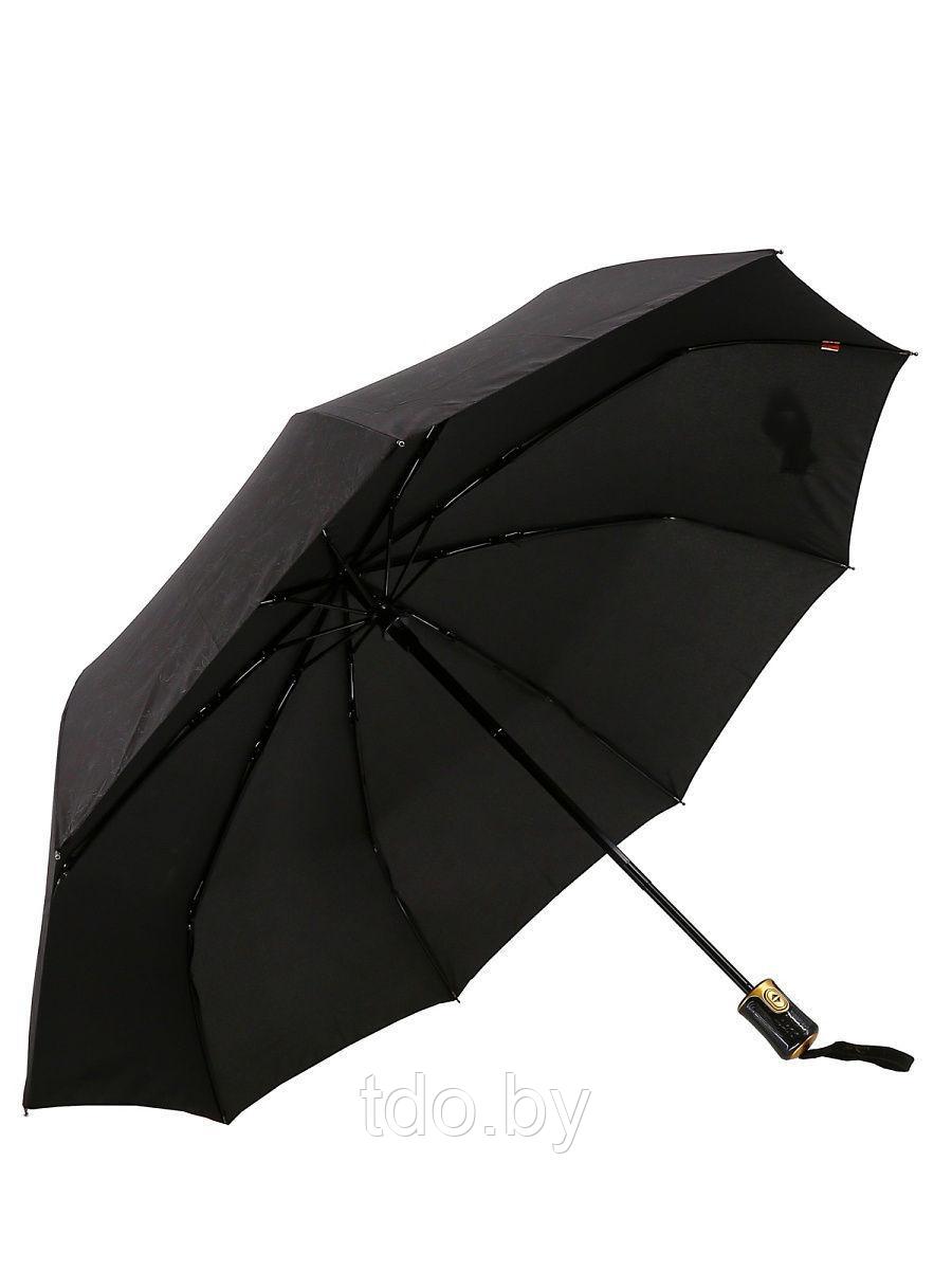 Зонт женский черный автомат - фото 2 - id-p136395774
