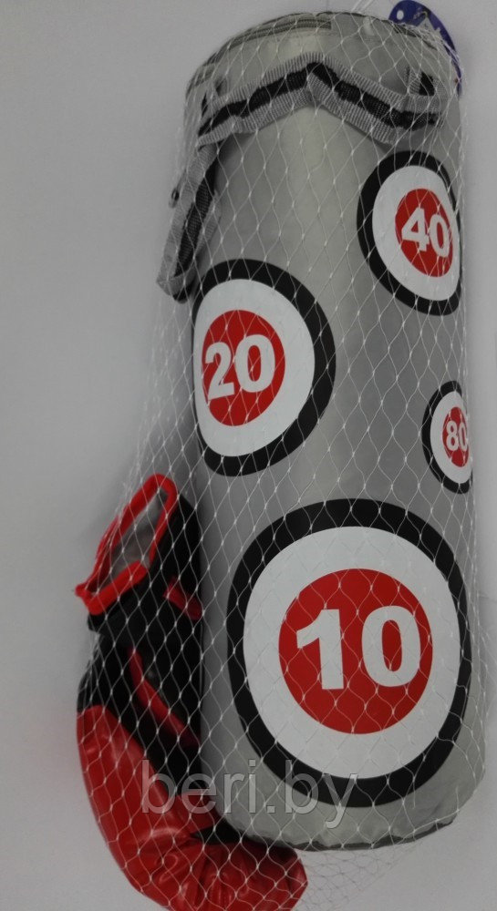 BB110 Детский набор для бокса (подвесная груша + перчатки), с мишенью - фото 4 - id-p138380236
