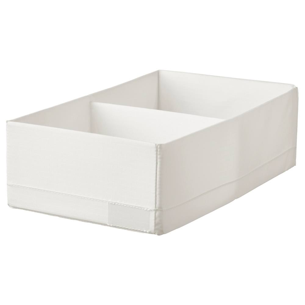 IKEA/ СТУК , Ящик с отделениями, белый20x34x10 см