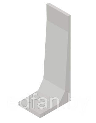 Блок подпорной стенки Б-12