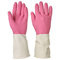 IKEA/ РИННИГ Хозяйственные перчатки, розовыйM