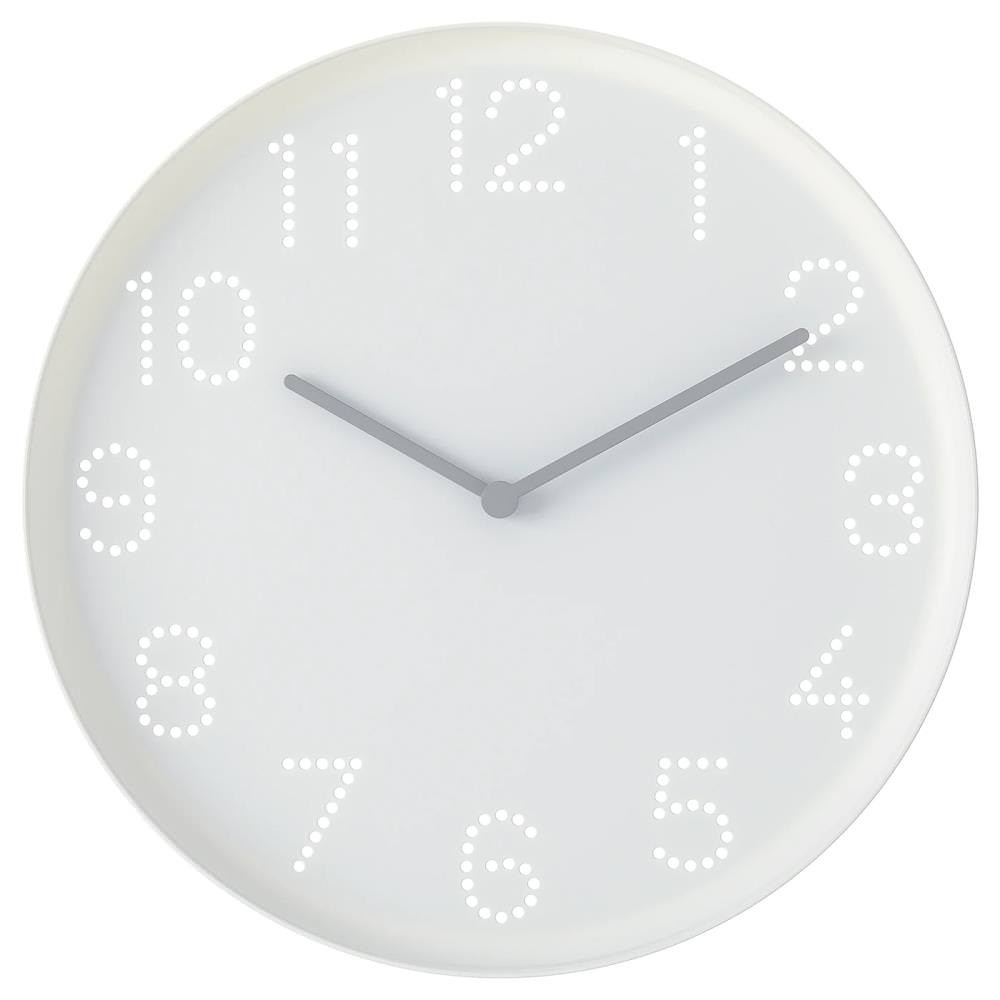 IKEA/ ТРОММА Настенные часы, белый25 см