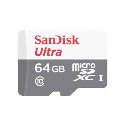 Карта памяти SanDisk 64GB Ultra microSDHC UHS-I class 10 80MB/s - фото 2 - id-p138393897