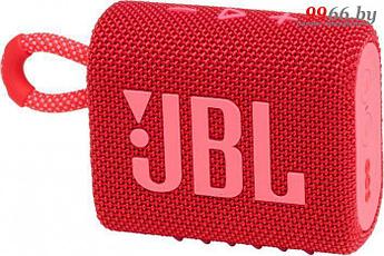 Портативный беспроводной bluetooth динамик колонка JBL GO 3 3Вт красный [jblgo3red]