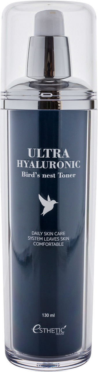 Тонер для лица ЛАСТОЧКА/ГИАЛУРОН Ultra Hyaluronic acid Bird's nest Toner (ESTHETIC HOUSE), 130 мл - фото 1 - id-p138406216