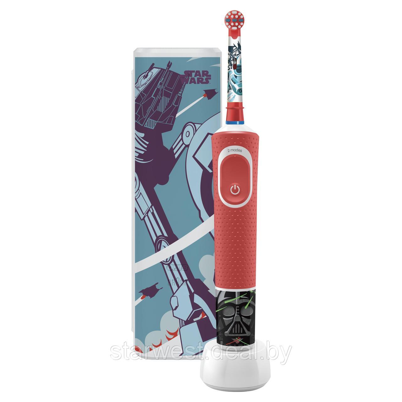 Oral-B Braun Vitality 100 KIDS Star Wars Детская электрическая зубная щетка D100.413.2KX - фото 3 - id-p137687106