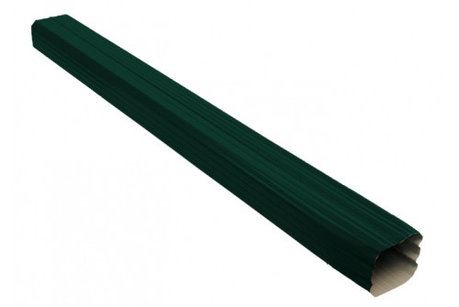 Труба прямоугольная Vortex 2м RAL 6005 зеленый мох, фото 2