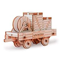 Миниатюрный деревянный конструктор Uniwood Платформа Сборка без клея, 32 детали