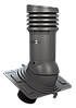 Вентиляционный выход Wirplast UNIWERSAL EVO с отводом конденсата, неизолированный неутепленный Ф150, фото 5