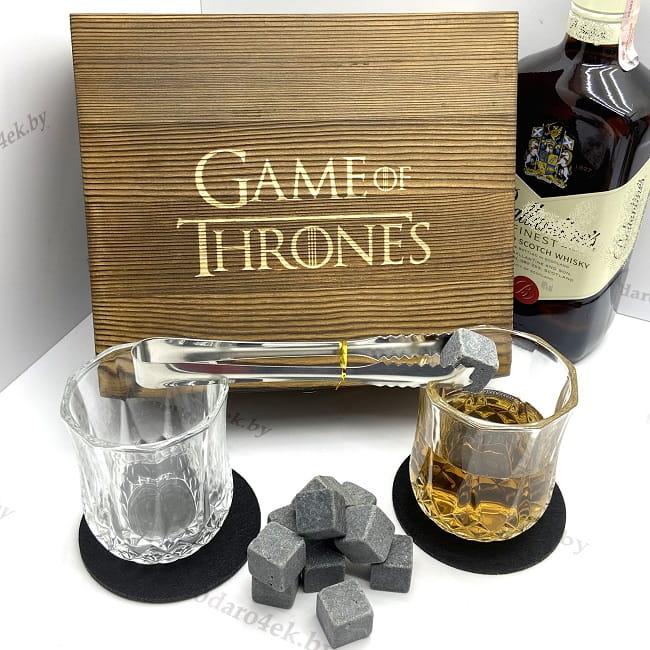 Набор для виски «Game of Thrones» в деревянной коробке (Игра Престолов) - фото 2 - id-p138423538