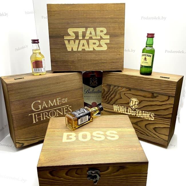 Набор для виски «Game of Thrones» в деревянной коробке (Игра Престолов) - фото 6 - id-p138423538