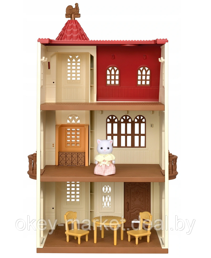 Набор Sylvanian Families Трехэтажный дом с флюгелем 5400 - фото 2 - id-p138439421