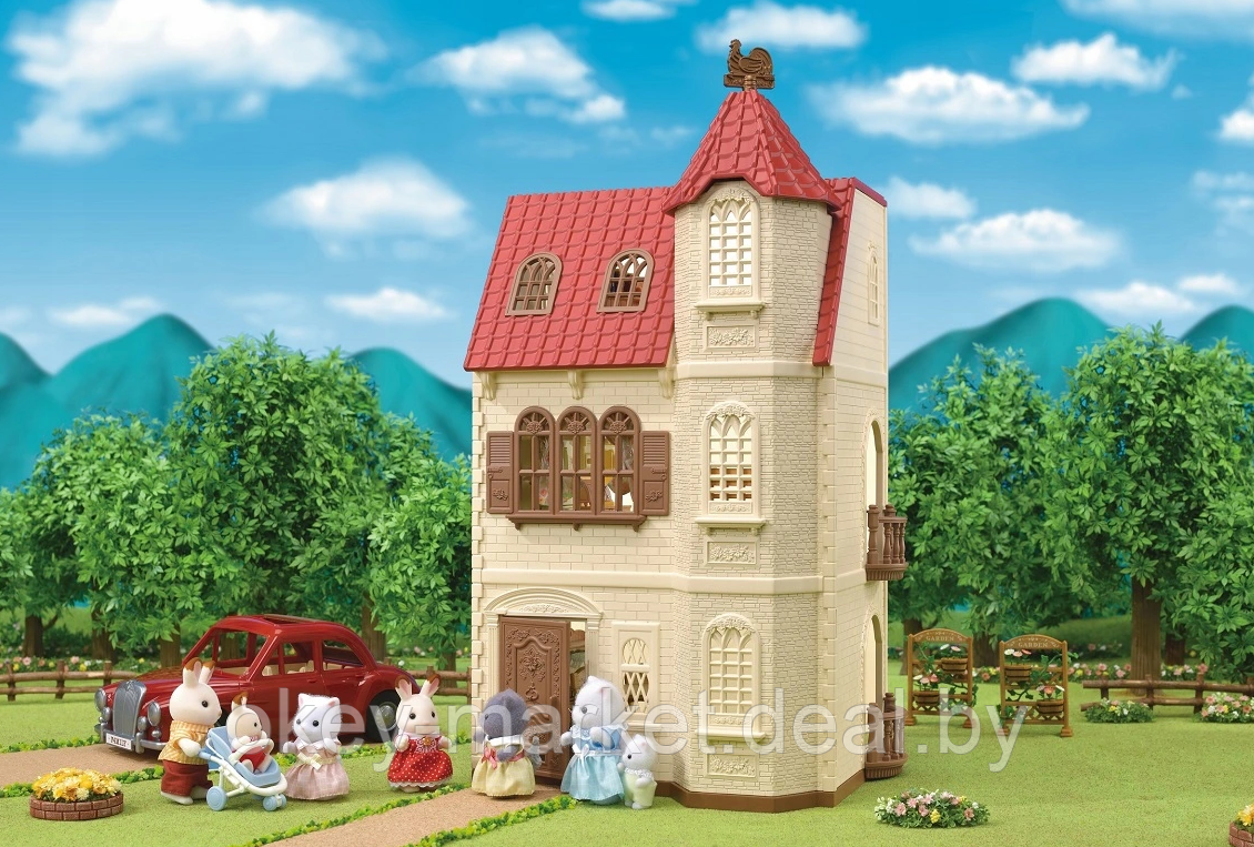 Набор Sylvanian Families Трехэтажный дом с флюгелем 5400 - фото 6 - id-p138439421