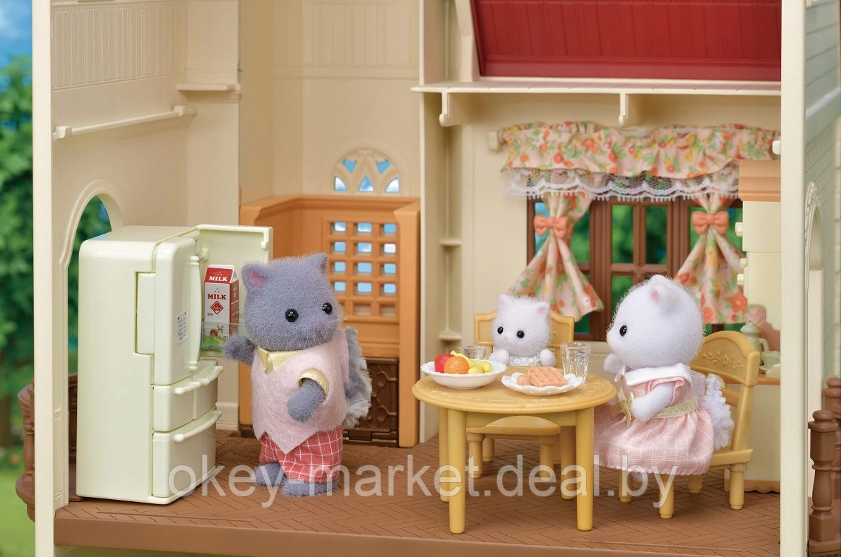 Набор Sylvanian Families Трехэтажный дом с флюгелем 5400 - фото 8 - id-p138439421