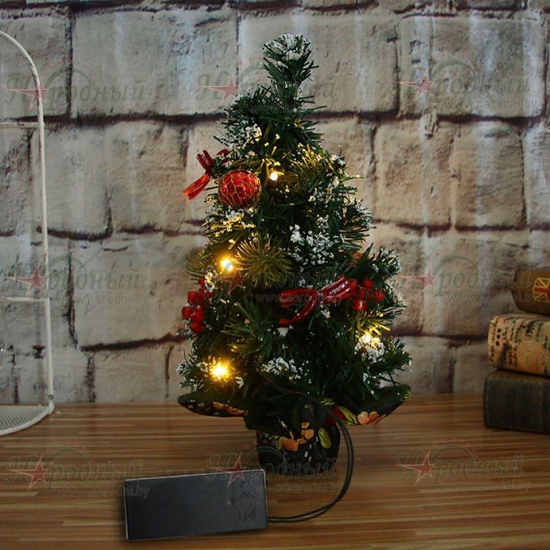 Новогодняя Ёлочка с подсветкой ( 30 см) - фото 3 - id-p112119670