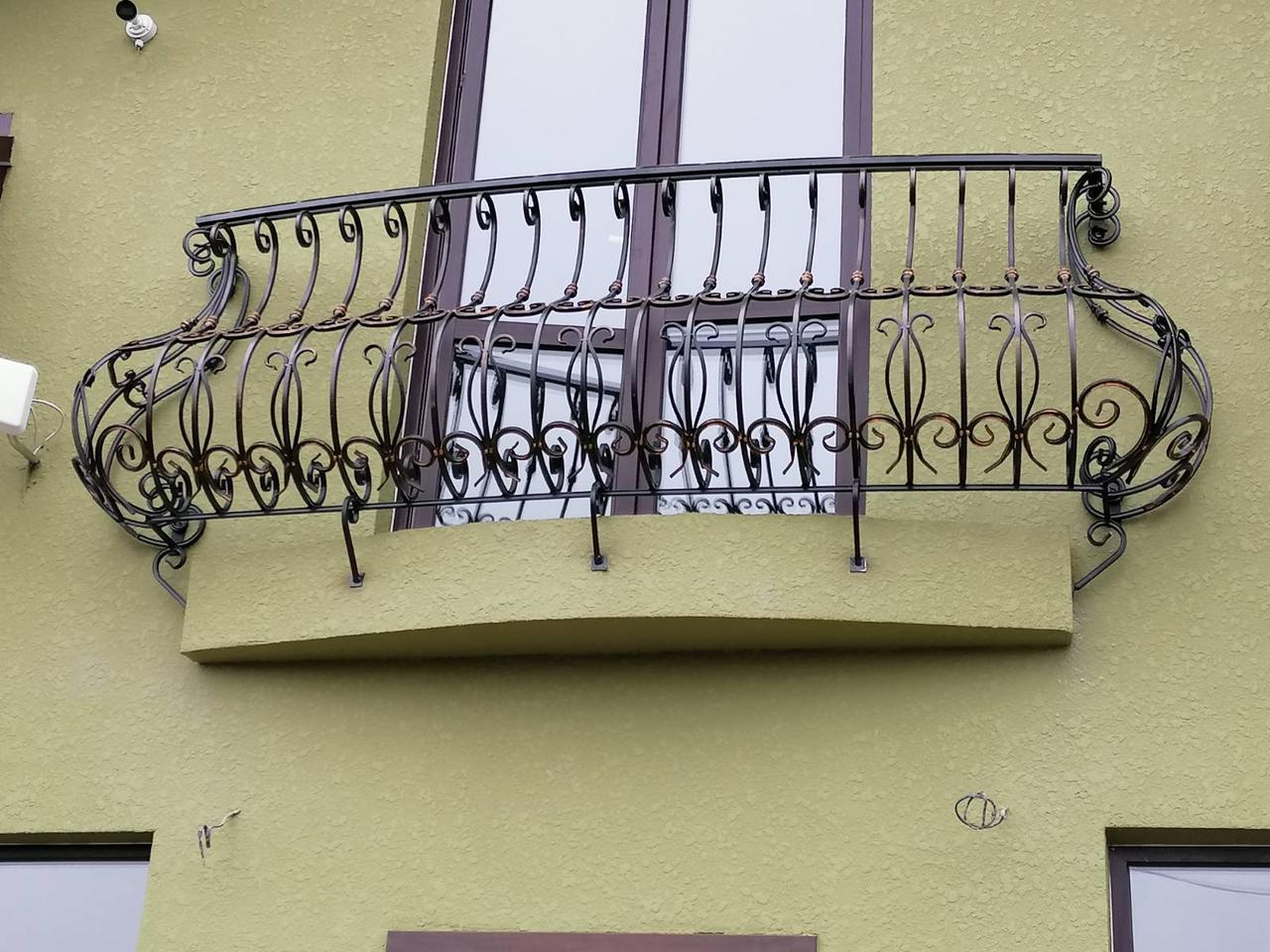 Балкон кованый декоративный Ваза Б-5