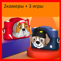 Детский цифровой фотоаппарат "Cattoon Camera 20М" (СЕЛФИ камера и встроенная память) 3+