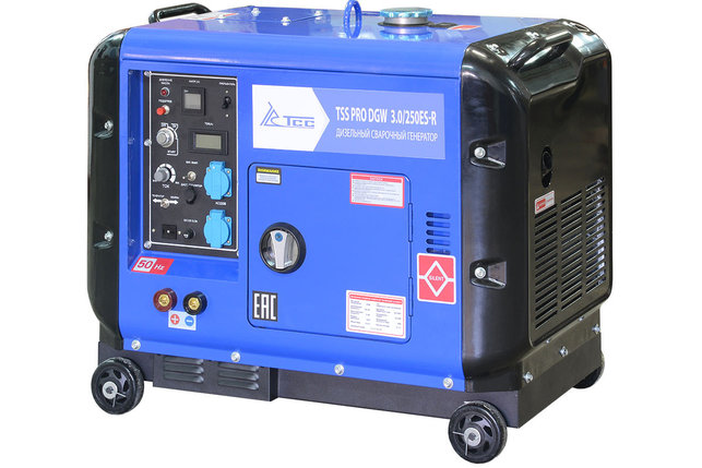 Дизельный сварочный генератор в кожухе PRO DGW 3.0/250ES-R, фото 2