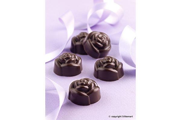 Форма для шоколадных конфет "Роза", 15 выемок, D28мм, h18мм - фото 1 - id-p138450595