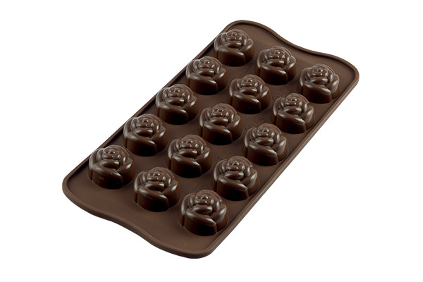 Форма для шоколадных конфет "Роза", 15 выемок, D28мм, h18мм - фото 2 - id-p138450595