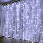 Светодиодная шторка-гирлянда 3*3м (600 LED) Белый, фото 2