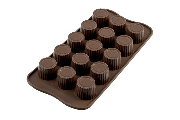 Форма для шоколадных конфет "Пралине", 15 ячеек (Ø30хh18,5 мм) - фото 2 - id-p138450614
