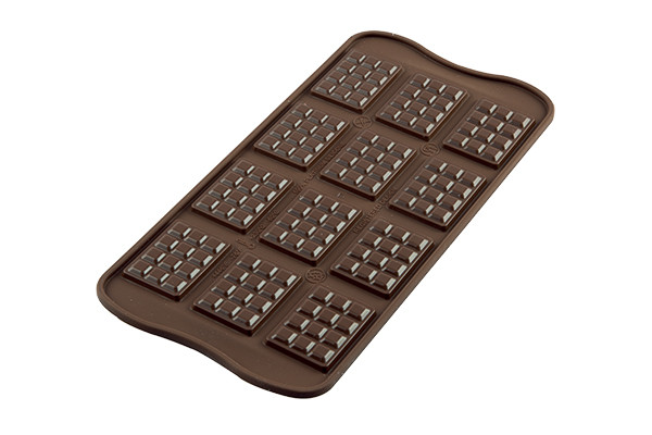 Форма для шоколадных конфет "Плитка", 12 ячеек (38х28хh4,5 мм) - фото 1 - id-p138458914