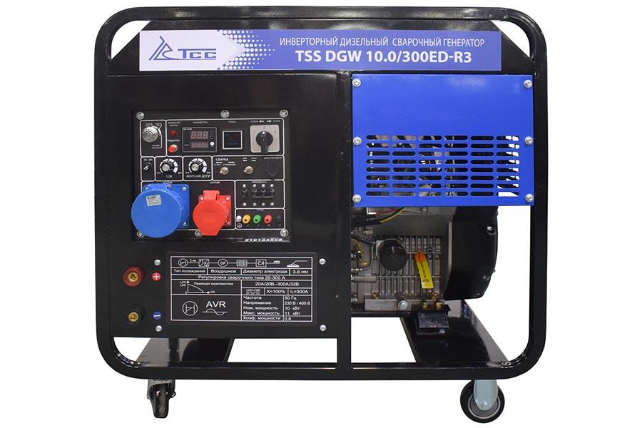 Инверторный дизельный сварочный генератор TSS DGW 10.0/300ED-R3 - фото 1 - id-p138462644