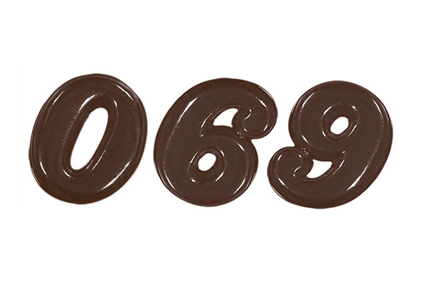 Форма для шоколадных украшений "Цифры" - фото 2 - id-p138467111