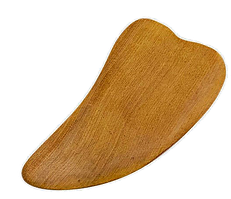 Массажный скребок из натурального сандалового дерева (Гуаша)