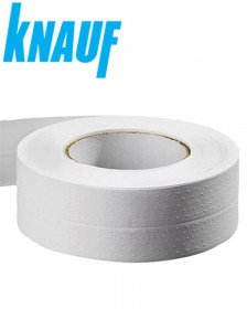 Бумажная лента KNAUF для заделки стыков гипсокартона 75м х 50мм.