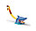 WZ010-13 Трек Хот Вил Hot Wheel Голова акулы, игровой набор, машинка 7 см, автотрек, фото 2