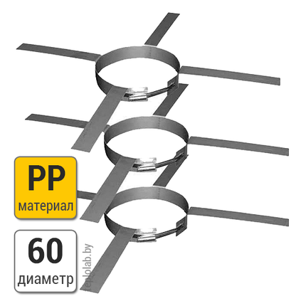 Распорка для дымохода Viessmann DN60 PP, 3 шт, фото 2