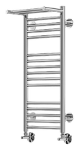Полотенцесушитель водяной с полкой (AURORA) Аврора П16 300х780 (5+6+5) TERMINUS, фото 2