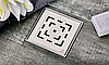 Трап с решеткой из нержавеющей стали, с "сухим сифоном", вертикальный DN50 мм Labyrinth 2.5 мм, фото 3