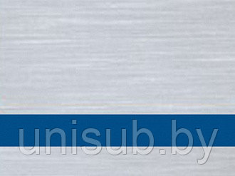 ABS-пластик двухслойный 1200x600x1,5мм серебро царап./на синем (универс.)