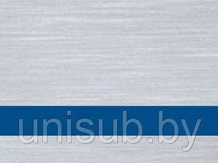 ABS-пластик двухслойный 1200x600x1,5мм серебро царап./на синем (универс.)