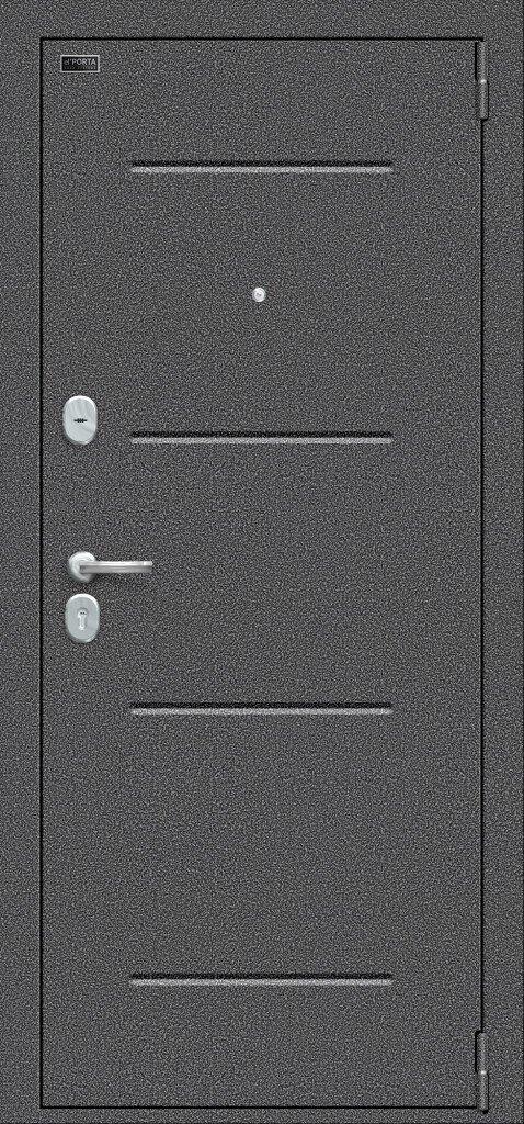 Дверь входная металлическая el'Porta Porta S 104.П22 Антик Серебро Cappuccino Veralinga